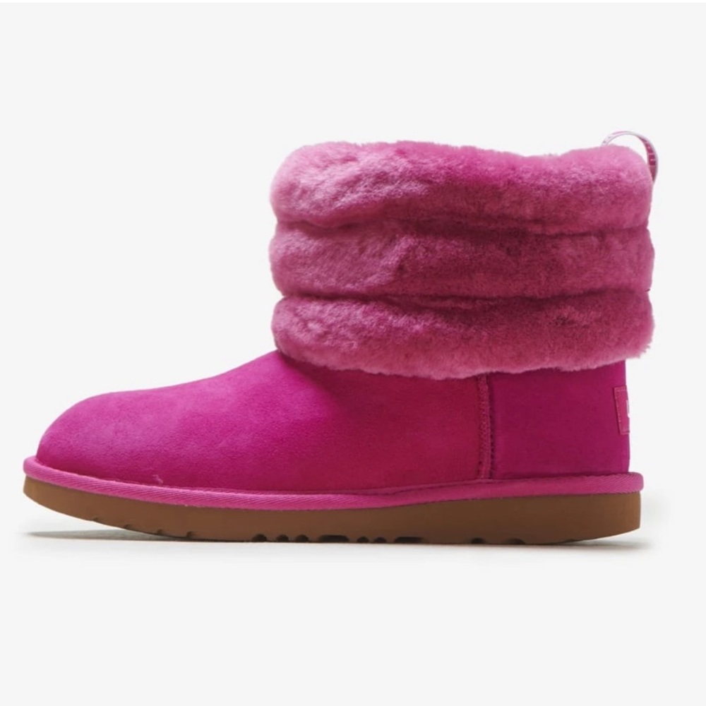 UGG Fluff Mini Quilted Fuchisa